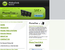 Tablet Screenshot of abbalink.com